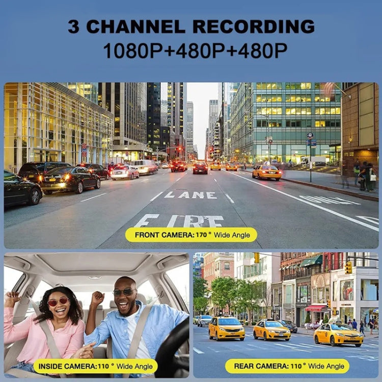 High-Definition Night Vision Driving Recorder, Model: Dual Recording No WIFI - Car DVRs by PMC TechLife | Online Shopping South Africa | PMC TechLife | Buy Now Pay Later Mobicred