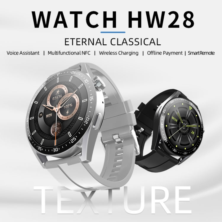 HW28 1.39-inch IP67 Waterproof Health Monitoring Bluetooth Call Smart Watch with NFC Payment(Coffee) - Smart Watches by PMC TechLife | Online Shopping South Africa | PMC TechLife | Buy Now Pay Later Mobicred