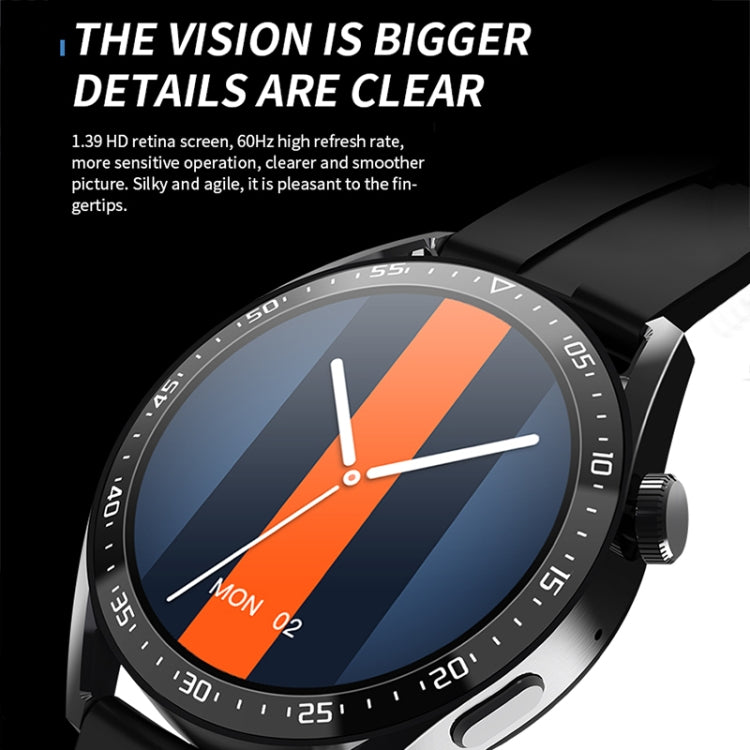 HW28 1.39-inch IP67 Waterproof Health Monitoring Bluetooth Call Smart Watch with NFC Payment(Black) - Smart Watches by PMC TechLife | Online Shopping South Africa | PMC TechLife | Buy Now Pay Later Mobicred