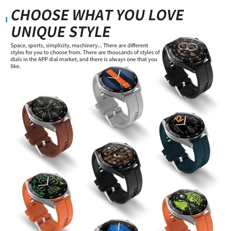HW28 1.39-inch IP67 Waterproof Health Monitoring Bluetooth Call Smart Watch with NFC Payment(Orange) - Smart Watches by PMC TechLife | Online Shopping South Africa | PMC TechLife | Buy Now Pay Later Mobicred