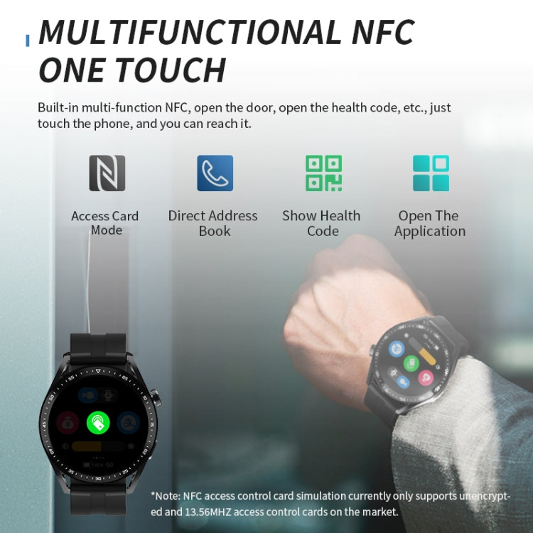 HW28 1.39-inch IP67 Waterproof Health Monitoring Bluetooth Call Smart Watch with NFC Payment(Green) - Smart Watches by PMC TechLife | Online Shopping South Africa | PMC TechLife | Buy Now Pay Later Mobicred