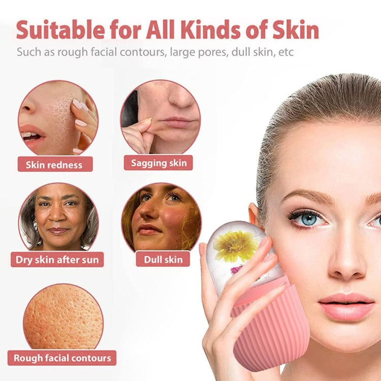 Silicone Wave Pattern Ice Compartment Mould Facial Beauty Massage Pore Shrinking Ice Cube Mold(Green) - free shipping - PMC TechLife - Order now!
