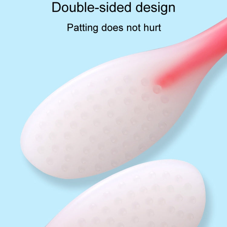Meridian Points Gua Sha Patting Board Silicone Palm Massage Whacker, Style: Pink 38cm - free shipping - PMC TechLife - Order now!