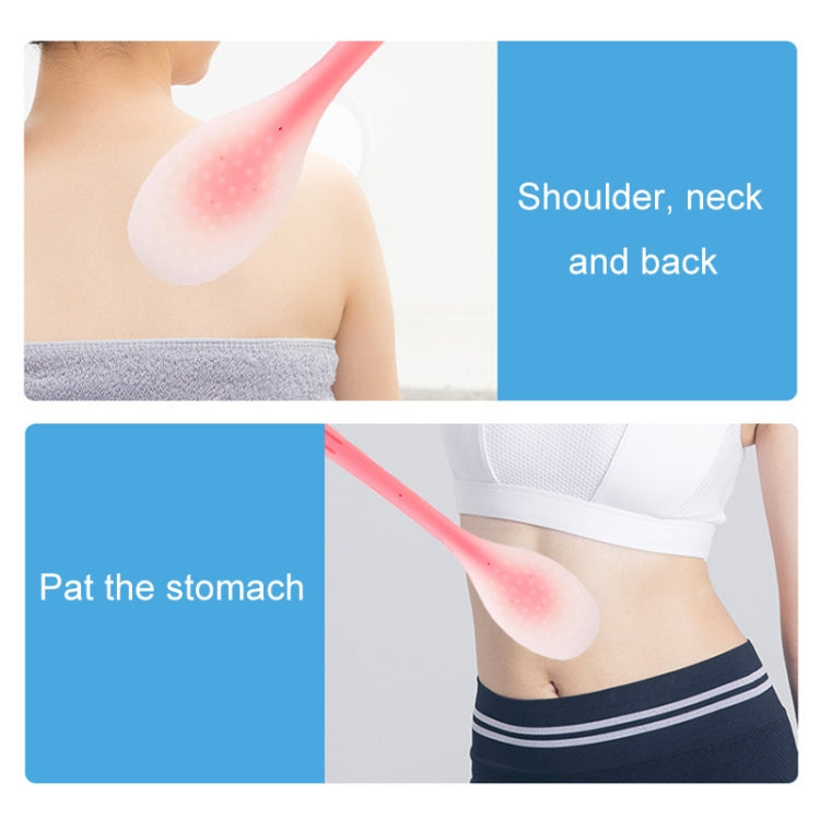 Meridian Points Gua Sha Patting Board Silicone Palm Massage Whacker, Style: Pink 38cm - free shipping - PMC TechLife - Order now!