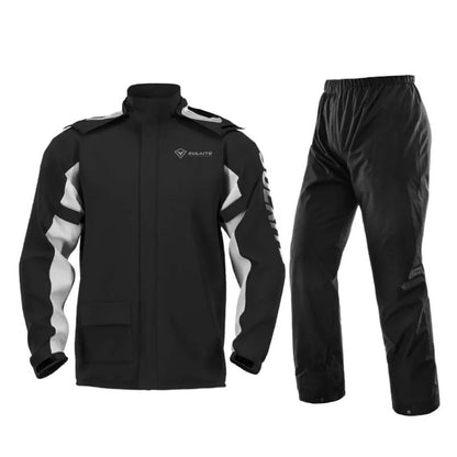 SULAITE Outdoor Motorcycle Riding Full Body Split Raincoat Suit, Size: M(Black) - Raincoat by SULAITE | Online Shopping South Africa | PMC Jewellery | Buy Now Pay Later Mobicred