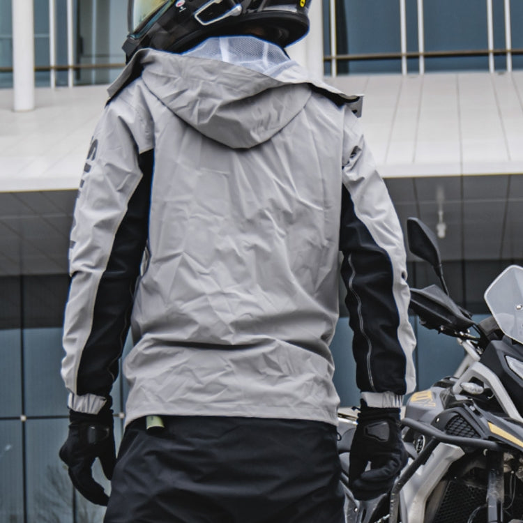 SULAITE Outdoor Motorcycle Riding Full Body Split Raincoat Suit, Size: XXL(Gray) - Raincoat by SULAITE | Online Shopping South Africa | PMC Jewellery | Buy Now Pay Later Mobicred