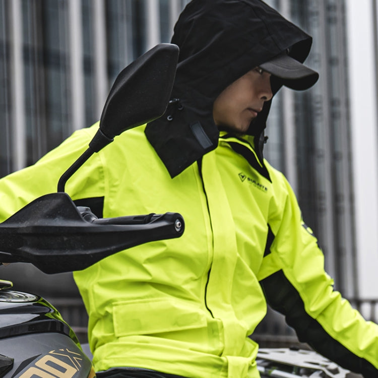 SULAITE Outdoor Motorcycle Riding Full Body Split Raincoat Suit, Size: M(Green) - free shipping - PMC TechLife - Order now!