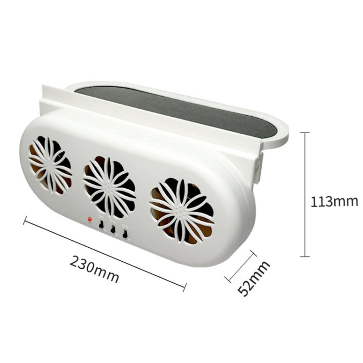 USB Plug-In Car Window Exhaust Fan Car Air Circulation Cooling Ventilation Fan, Color: White - Heating & Fans by PMC TechLife | Online Shopping South Africa | PMC TechLife | Buy Now Pay Later Mobicred