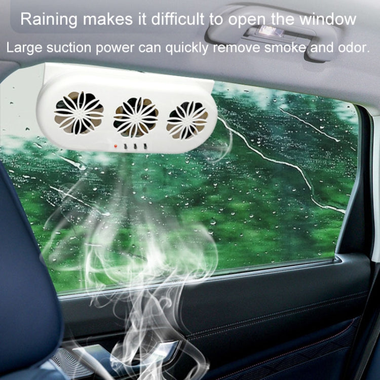 USB Plug-In Car Window Exhaust Fan Car Air Circulation Cooling Ventilation Fan, Color: Black - Heating & Fans by PMC TechLife | Online Shopping South Africa | PMC TechLife | Buy Now Pay Later Mobicred