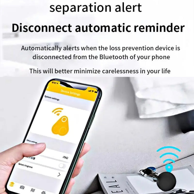 Mini Pet Smart Anti-lost Device Portable GPS Locator Bluetooth Tracker(Pink) - Pet Tracker by PMC TechLife | Online Shopping South Africa | PMC TechLife | Buy Now Pay Later Mobicred