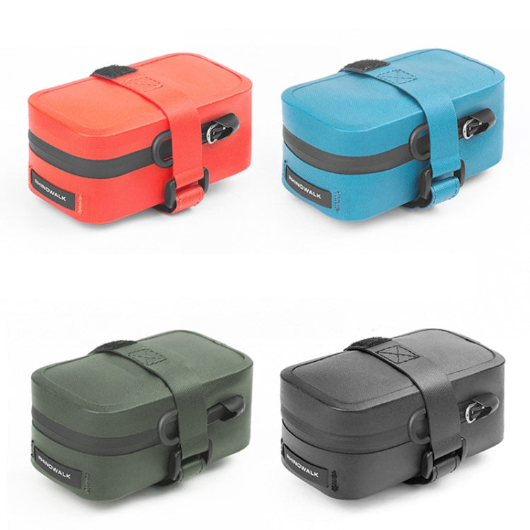 Rhinowalk RK5200 0.39L Bicycle Lightweight Waterproof Tail Bag Outdoor Cycling TPU Saddle Bag(Green) - free shipping - PMC TechLife - Order now!