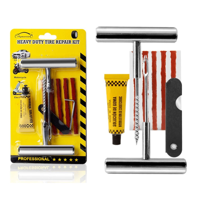 6 In 1 Car Tire Repair Tool Set Motorcycle Vacuum Tire Emergency Fast Repair Toolkit - free shipping - PMc TechLife - Order now!