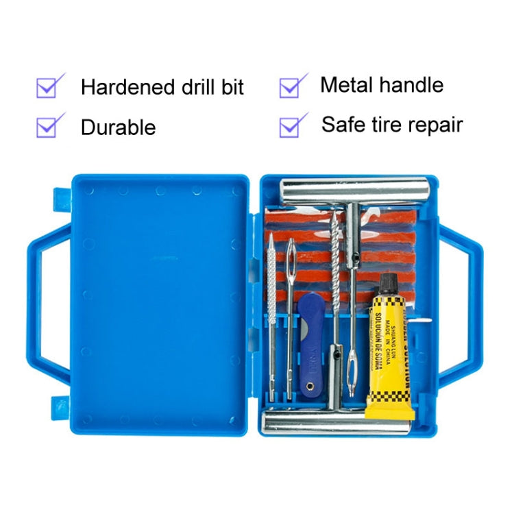 6 In 1 Car Tire Repair Tool Set Motorcycle Vacuum Tire Emergency Fast Repair Toolkit - free shipping - PMc TechLife - Order now!