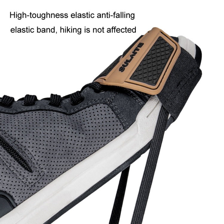 SULAITE Motorcycle Anti-Slip Riding Gear Cover Anti-Scratch Wear-Resistant Shoe Cover(Brown) - Protective Gear by SULAITE | Online Shopping South Africa | PMC Jewellery | Buy Now Pay Later Mobicred