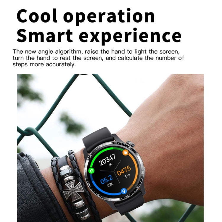 F207 Smart Watch 1.35-Inch Narrow Edge Screen Supports Bluetooth Calls / 24H Health Monitoring / 150+ Sports Modes, Color: Black Silicone - Smart Watches by PMC TechLife | Online Shopping South Africa | PMC TechLife | Buy Now Pay Later Mobicred