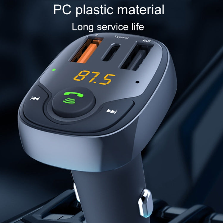 36W Car Bluetooth MP3 Player FM Transmitter Multifunctional Car Charger, Model: S-15PD - Bluetooth Car Kits by PMC Jewellery | Online Shopping South Africa | PMC Jewellery | Buy Now Pay Later Mobicred