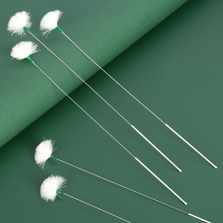 2pcs Medium Heads Silver Needle Goose Quill Stick Ear Picking Tool - free shipping - PMC TechLife - Order now!