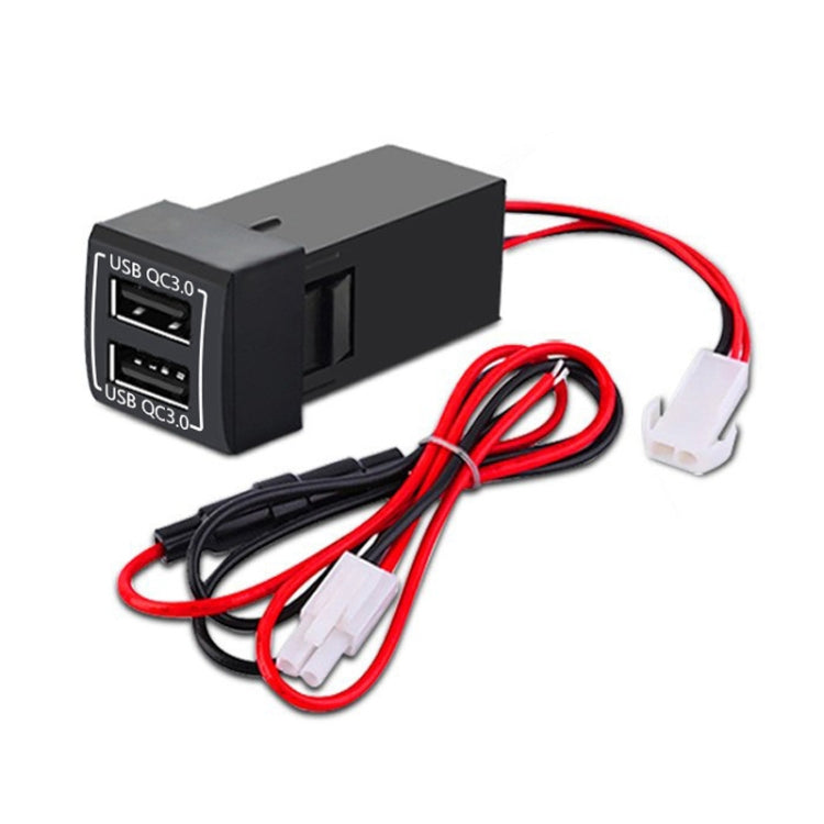 For Toyota Corolla / Levin / Avalon / Prado / Wildlander / Camry Dual-USB Modified Car Charger, Model: Non-Destructive Pickup Cord - free shipping - PMC TechLife - Order now!