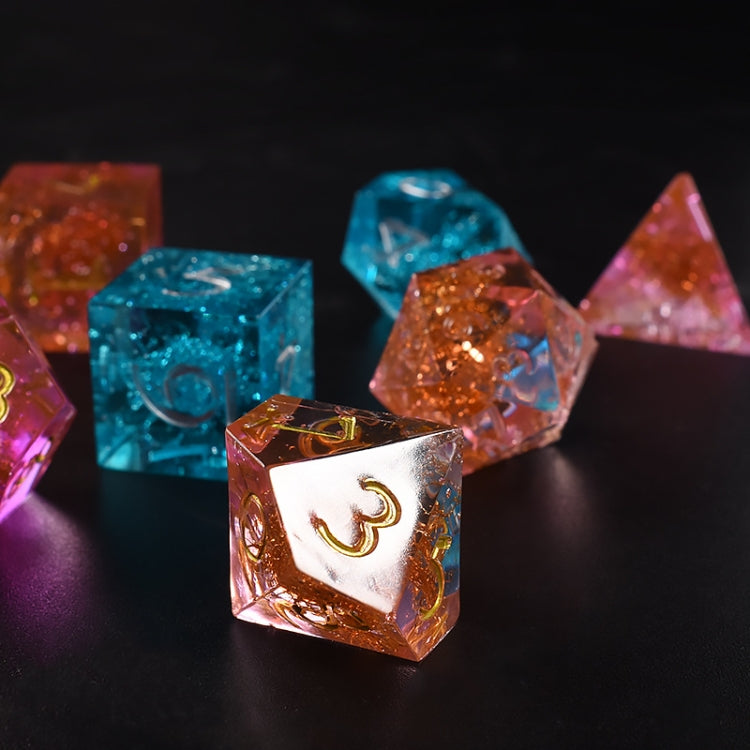 Silicone Dice Resin Molds with 7 Standard Polyhedral Stereoscopic Dice Cavities - Arts & Crafts by PMC TechLife | Online Shopping South Africa | PMC TechLife | Buy Now Pay Later Mobicred