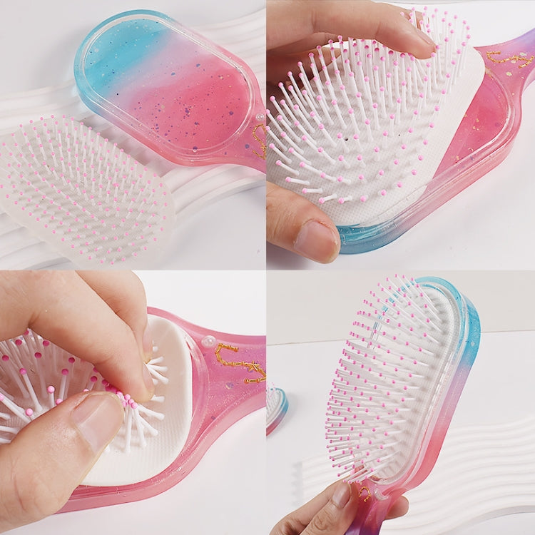 Air Cushion Comb Set Silicone Mold DIY Epoxy Resin Craft Making Mold, Spec: Small Oval 004 - free shipping - PMc TechLife - Order now!