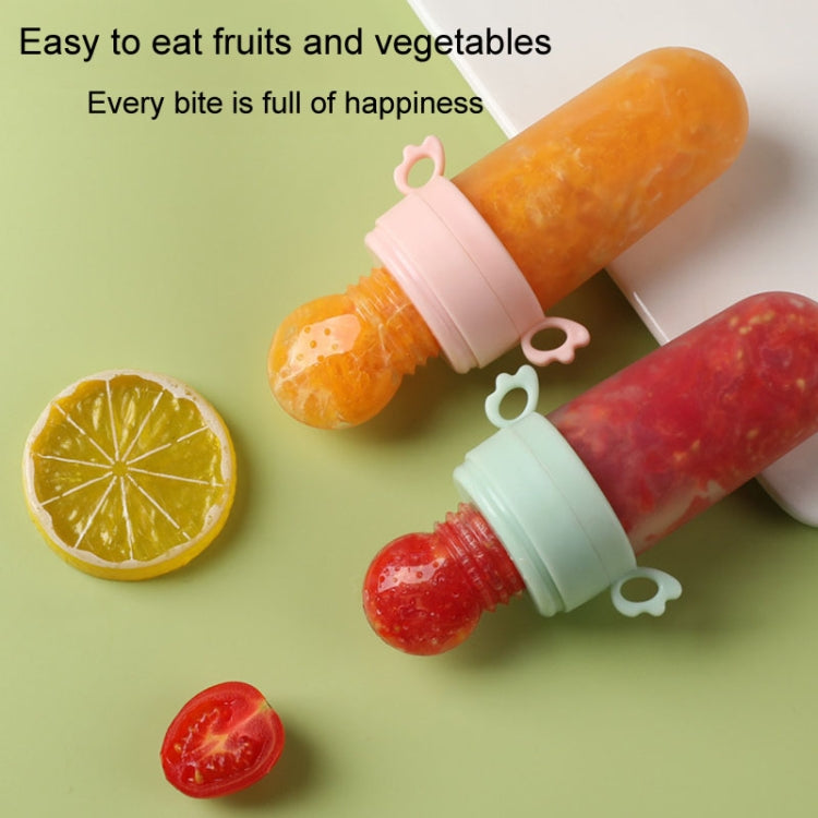 Portable Dual-purpose Baby Food Feeding Spoon Fruit Vegetable Silicone Feeding Pacifier Bottle(Green) - Cups & Silicone Nipple by PMc TechLife | Online Shopping South Africa | PMc TechLife | Buy Now Pay Later Mobicred