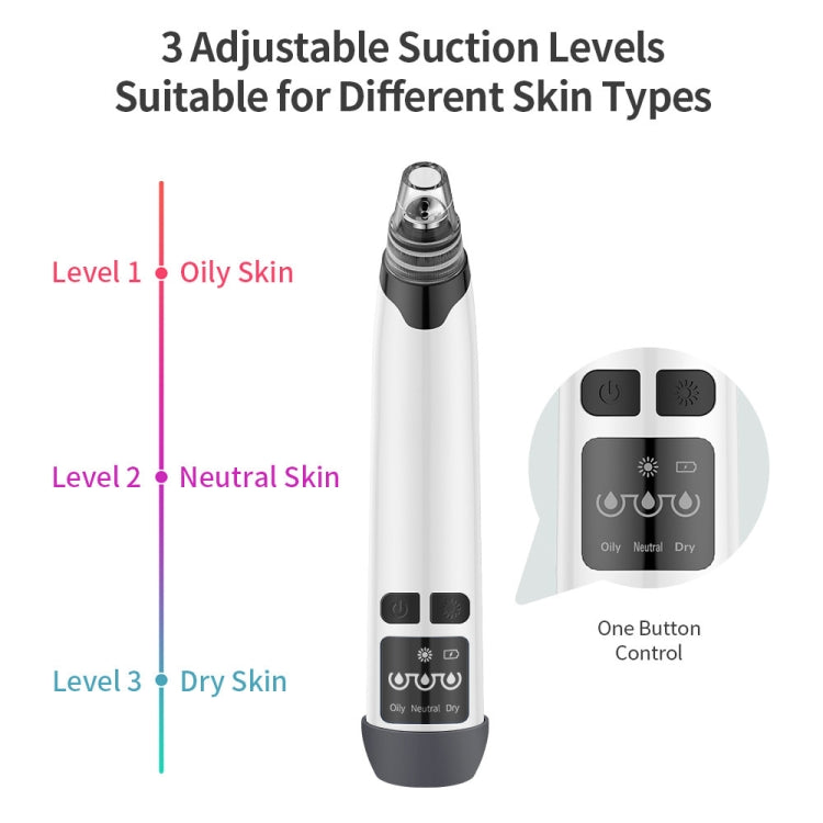 KS-X007 Electric Heating Hot Compress Pore Cleaner Home Facial Blackhead Acne Remover(White) - free shipping - PMC TechLife - Order now!