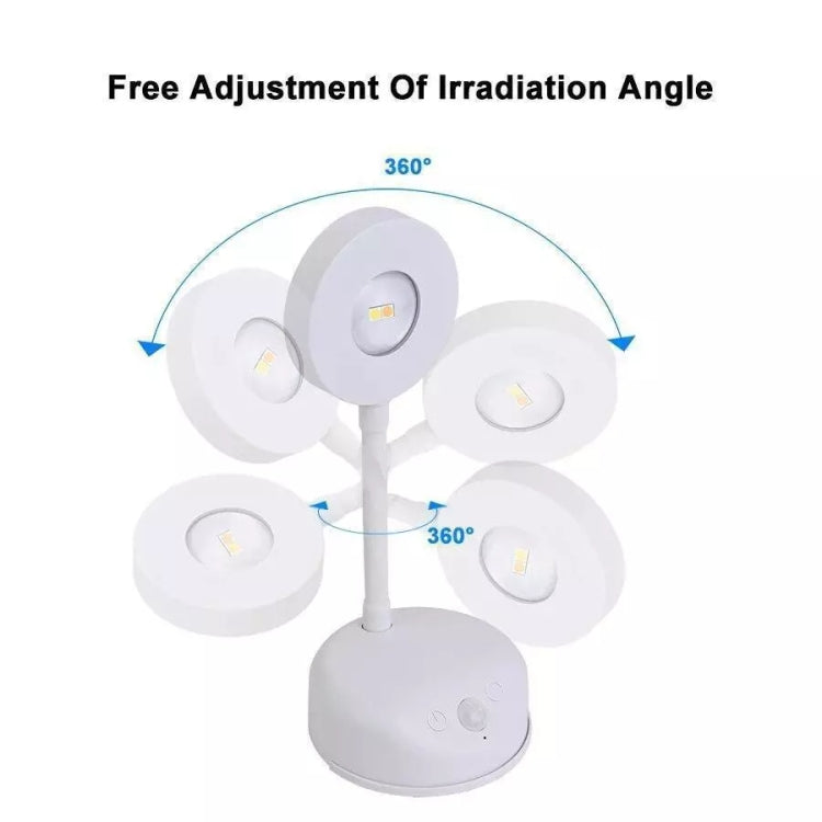 Rechargeable LED Motion Sensor Wireless Spotlight Dimmable Picture Light 1200mAH(Black) - Sensor LED Lights by PMC TechLife | Online Shopping South Africa | PMC TechLife | Buy Now Pay Later Mobicred