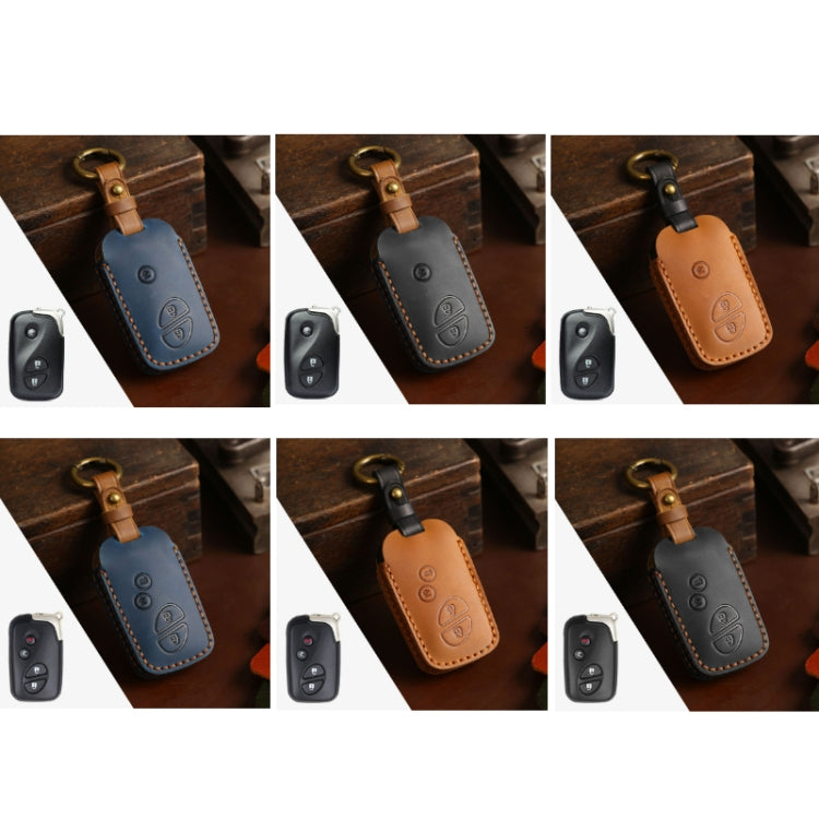 For Lexus RX270/ES240/LX570 Hallmo Car Key Cover, Color: 4 Keys Blue - Car Key Cases by Hallmo | Online Shopping South Africa | PMC TechLife | Buy Now Pay Later Mobicred