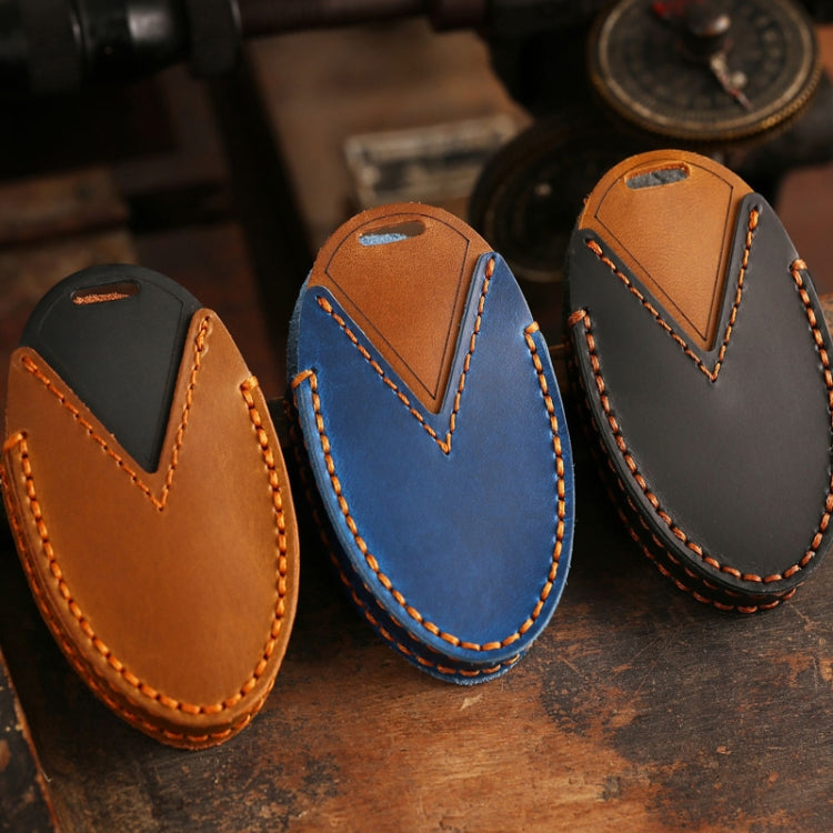 For Korean Hyundai Hallmo Car Handmade Key Bag, Color: 5 Keys Brown - free shipping - PMC TechLife - Order now!