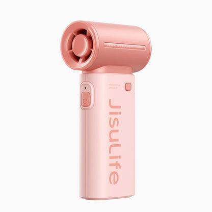 JisuLife High Speed Handheld Small Fan Mini Portable USB Rechargeable Desktop Cooling Electric Fan, Battery Capacity: 3600mAh(Pink) - Electric Fans by JisuLife | Online Shopping South Africa | PMC Jewellery | Buy Now Pay Later Mobicred