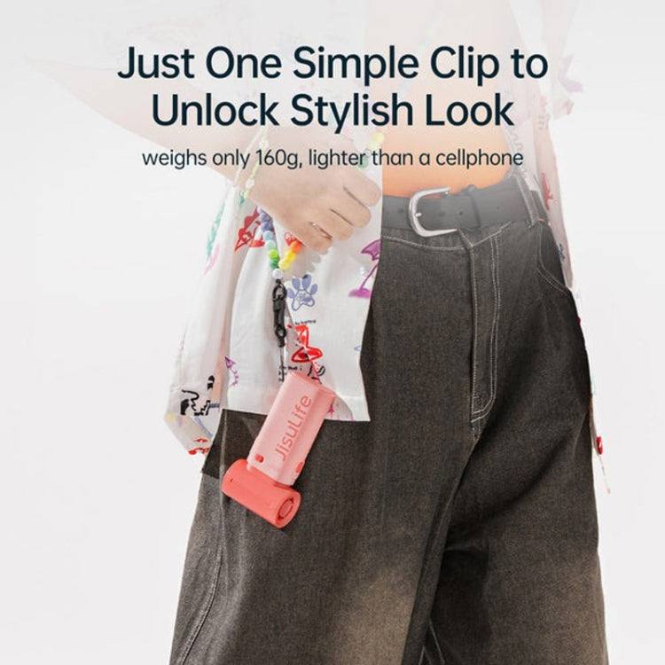 JisuLife Life9 High Speed Handheld Small Fan Mini Portable USB Rechargeable Desktop Cooling Electric Fan, Battery Capacity: 5000mAh(Black) - free shipping - PMC Jewellery - Order now!