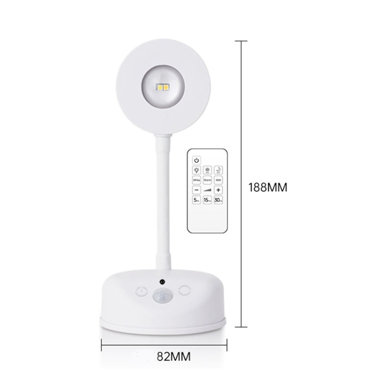 Rechargeable LED Motion Sensor Wireless Spotlight With Remote Control 1200mAH Black - Sensor LED Lights by PMC TechLife | Online Shopping South Africa | PMC TechLife | Buy Now Pay Later Mobicred