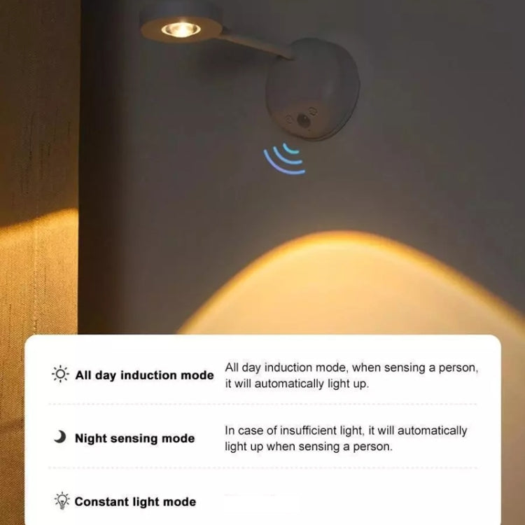 Rechargeable LED Motion Sensor Wireless Spotlight With Remote Control 1200mAH Black - Sensor LED Lights by PMC TechLife | Online Shopping South Africa | PMC TechLife | Buy Now Pay Later Mobicred