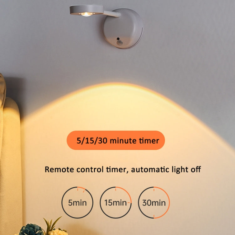 Rechargeable LED Motion Sensor Wireless Spotlight With Remote Control 1200mAH Black - Sensor LED Lights by PMC TechLife | Online Shopping South Africa | PMC TechLife | Buy Now Pay Later Mobicred