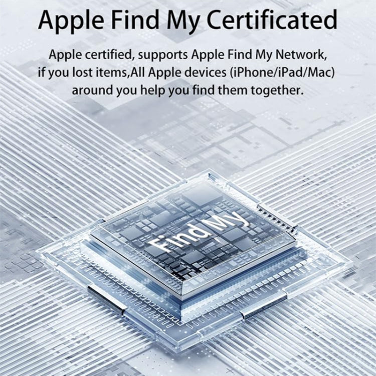 For Apple Series S10 Round Smart Global Anti-Lost Device IP67 Waterproof Locator(Black) - Pet Tracker by PMC TechLife | Online Shopping South Africa | PMC TechLife | Buy Now Pay Later Mobicred