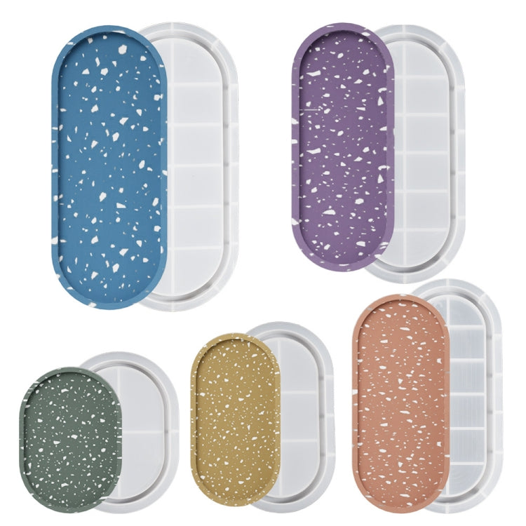 DIY Epoxy Oval Tray Dish Mold Silicone Mold for Flower Pot Base, Spec: 002 - free shipping - PMc TechLife - Order now!