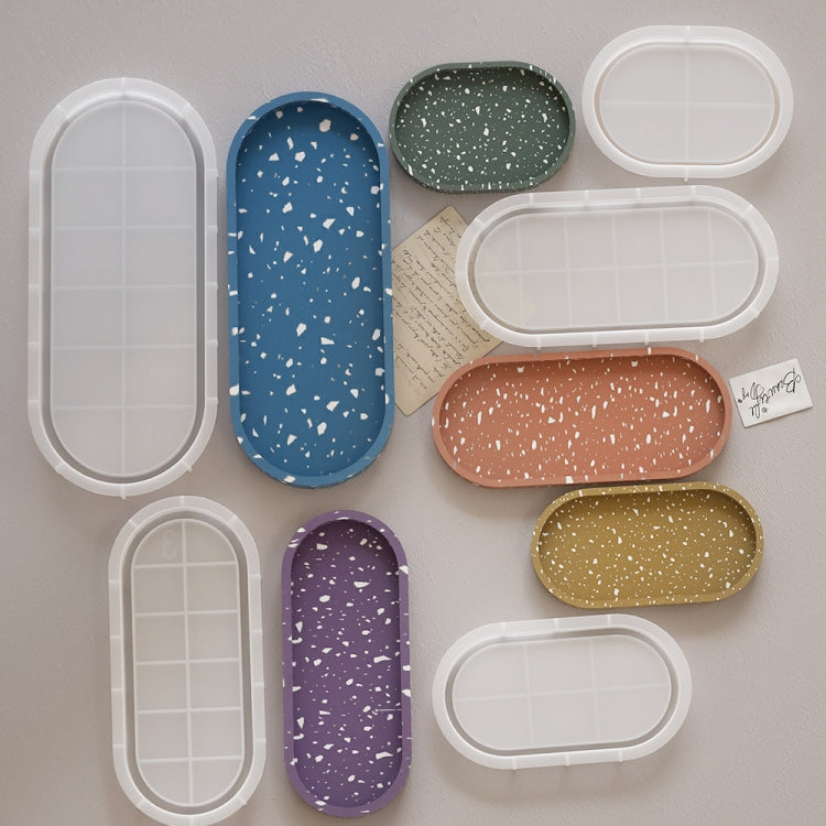 DIY Epoxy Oval Tray Dish Mold Silicone Mold for Flower Pot Base, Spec: 004 - free shipping - PMc TechLife - Order now!
