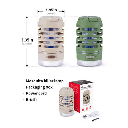 Naturehike Lighting Mosquito Killer Outdoor Camping Waterproof Mosquito Repellent Lamp(Khaki) - Repellents by Naturehike | Online Shopping South Africa | PMC Jewellery | Buy Now Pay Later Mobicred