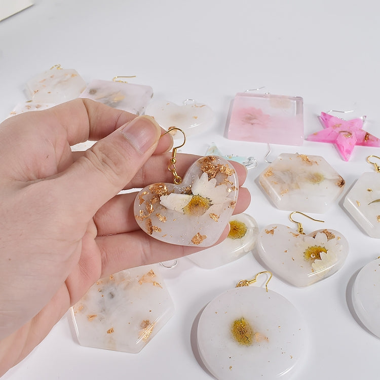 DIY Epoxy Resin Three-Dimensional Geometric Pendant Earring Silicone Mold, Spec: Square - free shipping - PMc TechLife - Order now!