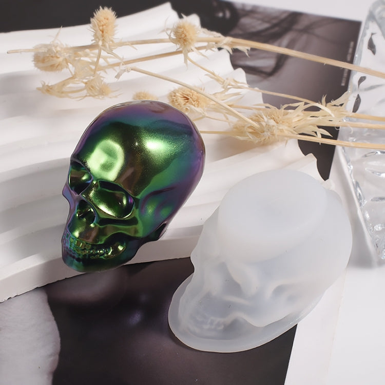 DIY Epoxy Candle Skull Keychain Pendant Silicone Mold Halloween Ornaments Mold, Spec: L - free shipping - PMc TechLife - Order now!