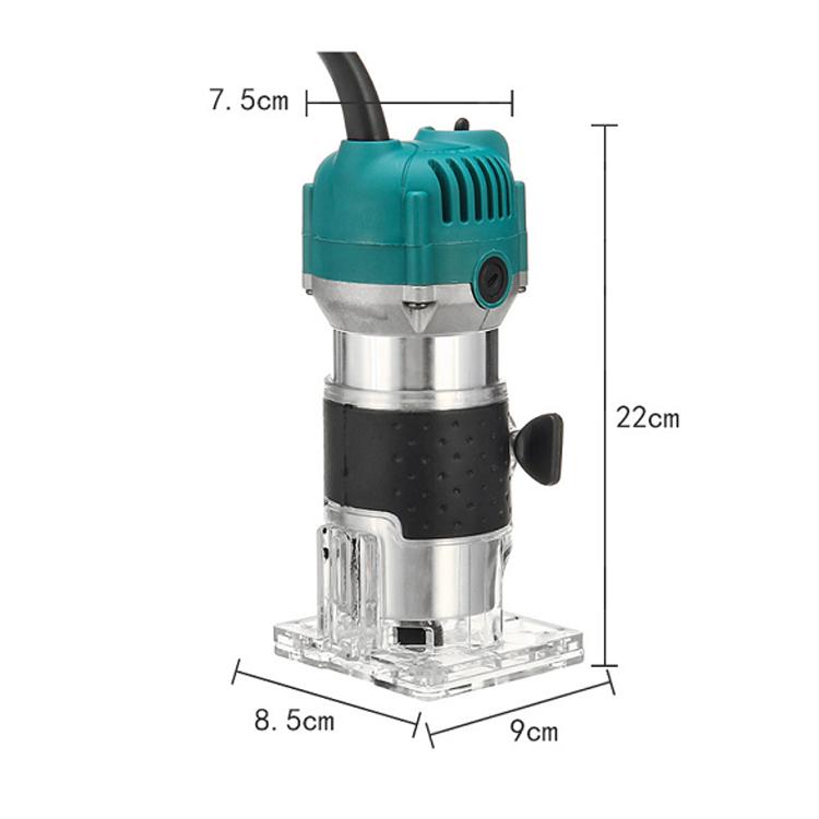 MOYI Aluminum Body Multifunctional Small Electric Woodworking Carving Slotting Trimming Machine, Specifications: 15 Milling Cutters US Plug - free shipping - PMc TechLife - Order now!