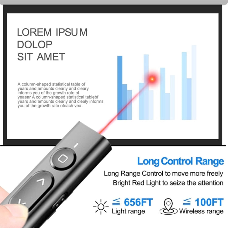 B2 2.4GHz Dual-Mode Conference PPT Wireless Page Turning Pen Multimedia Infrared Laser Pointer(Pink) -  by PMC Jewellery | Online Shopping South Africa | PMC Jewellery | Buy Now Pay Later Mobicred