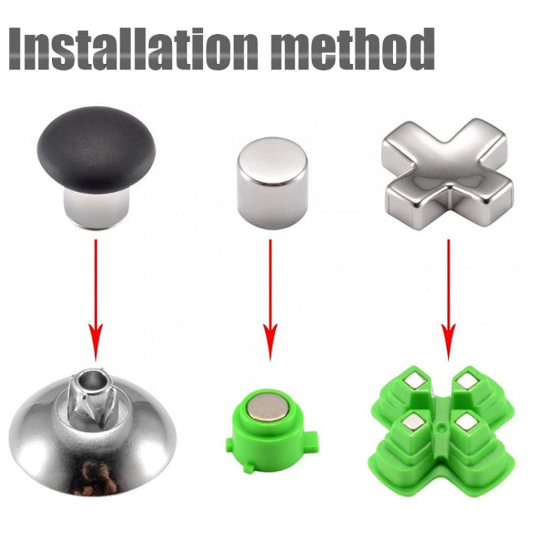 For PS5 Cross Key 3pcs /Set Gamepad Metal Buttons Mushroom Head Magnetic Base Cross Keys Accessory Set - Others by PMc TechLife | Online Shopping South Africa | PMc TechLife | Buy Now Pay Later Mobicred