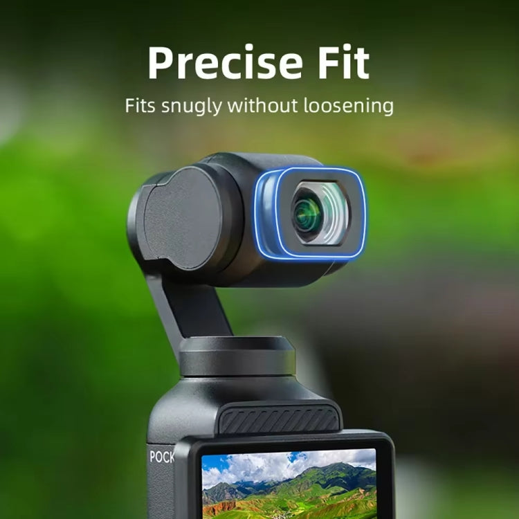 For DJI Osmo Pocket 3  Magnetic Wide-Angle Lens Extend FOV To 112 Degree - Lens Accessories by PMc TechLife | Online Shopping South Africa | PMc TechLife | Buy Now Pay Later Mobicred