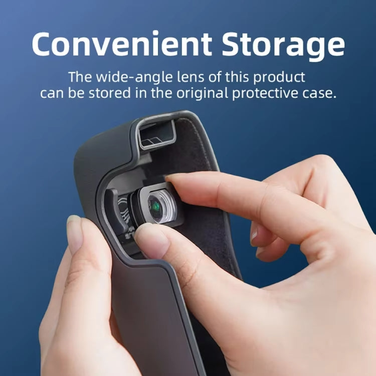 For DJI Osmo Pocket 3  Magnetic Wide-Angle Lens Extend FOV To 112 Degree - Lens Accessories by PMc TechLife | Online Shopping South Africa | PMc TechLife | Buy Now Pay Later Mobicred