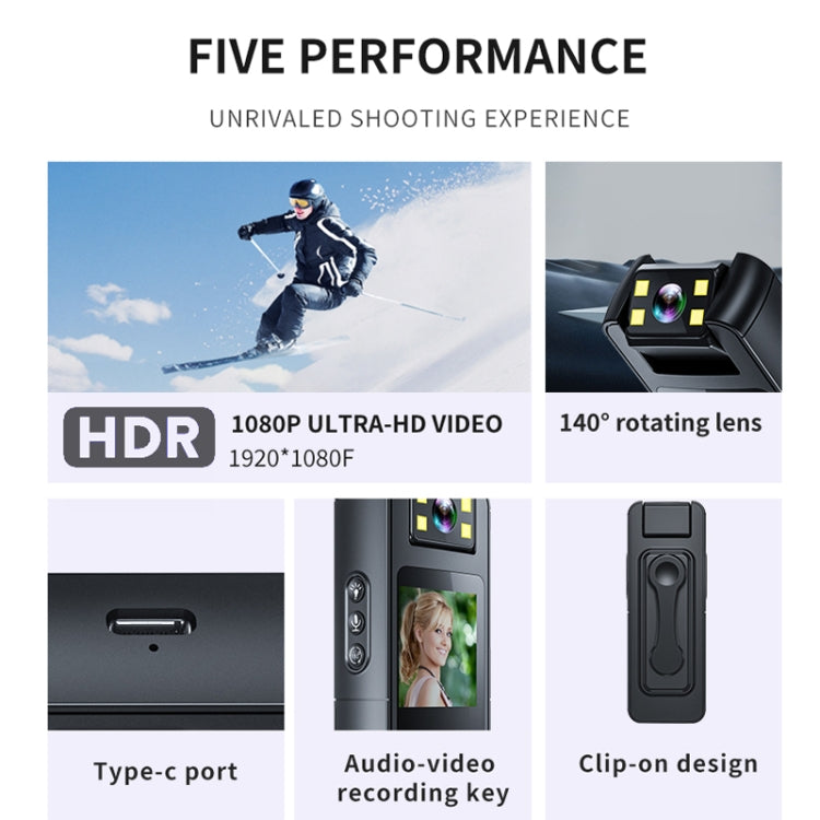 High-Definition Night Vision Portable Outdoor Sports Recorder Camera(CS11) - free shipping - PMC TechLife - Order now!