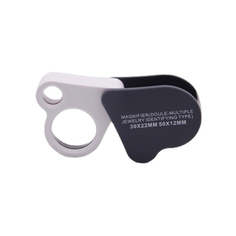 Portable Folding 30X/50X Dual Lens High Definition Jewelry And Jade Magnifier - free shipping - PMc TechLife - Order now!