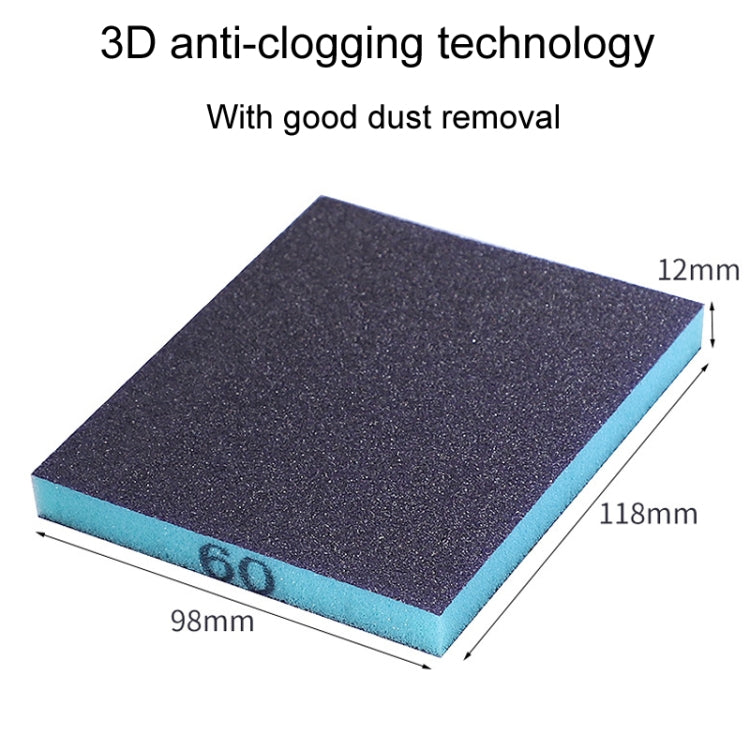 80# Woodworking Polishing Metal Rust Removal Wet And Dry Sponge Sandpaper - Abrasive Tools & Accessories by PMC TechLife | Online Shopping South Africa | PMC TechLife | Buy Now Pay Later Mobicred