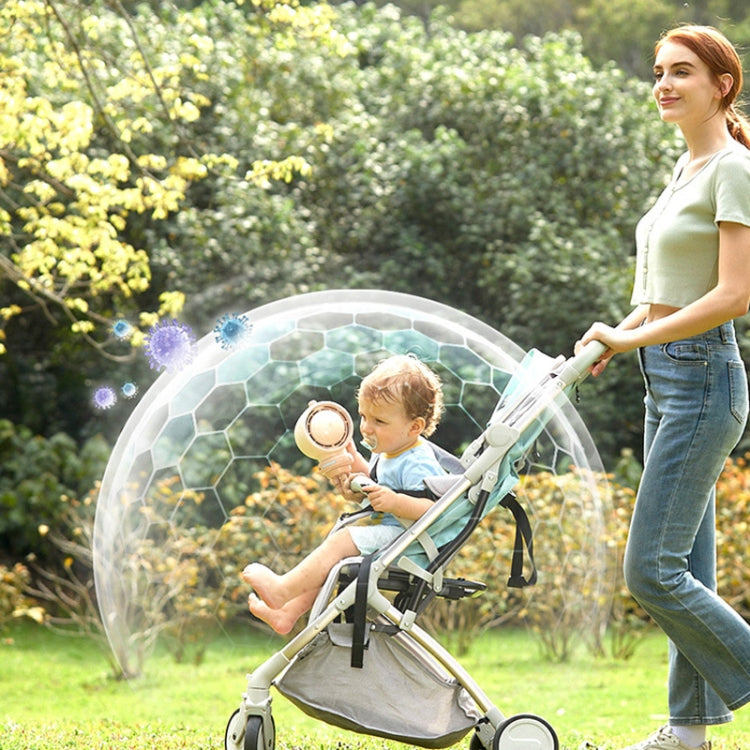 JisuLife Stroller Fan Life2S High Speed Energy Saving Stroller Mini Fan Octopus Bladeless Swingable Head Air Purifying Fan(Brown) - free shipping - PMC TechLife - Order now!