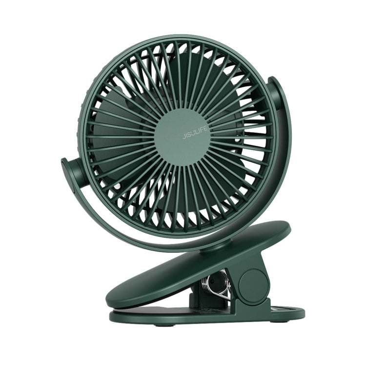 JisuLife FA29A Clip Desktop Mini Fan Portable USB Rechargeable Fan(Dark Green) - Electric Fans by JisuLife | Online Shopping South Africa | PMC Jewellery | Buy Now Pay Later Mobicred